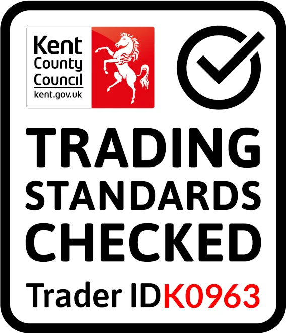 Kent County Council Trading Standards Checked badge, trader ID K0963